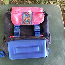 Vintage Anni 90 Zaino Invicta Jolly ? Top Fluo Paninaro ? Made In Italy ??