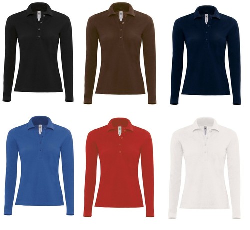 Polo donna a manica - polo, da