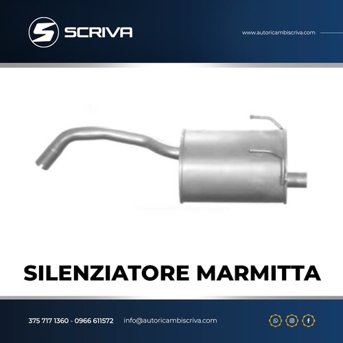 Marmitta silenziatore - marmitta,