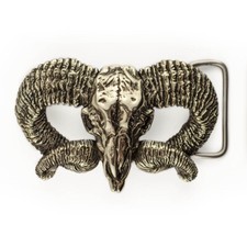 Ram skull fibbia - ram,