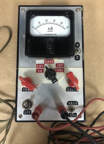 Voltmetro ohm lafayette con - ohm,