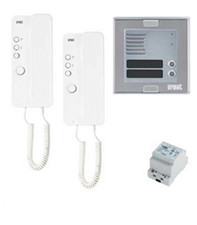 KIT CITOFONO URMET 2 FAMIGLIE