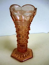 Vintage Vetro Vaso Ceco Arte