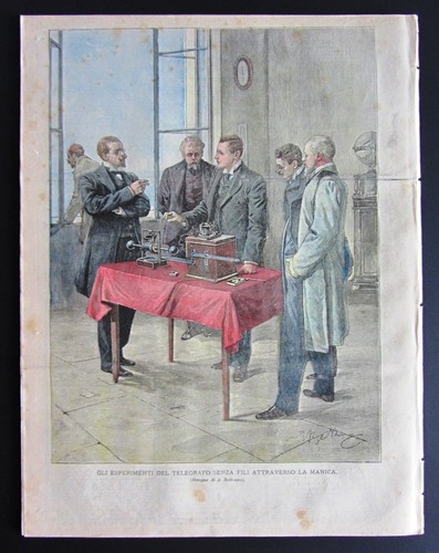 1899 telegrafo marconi scacchi - 1899,