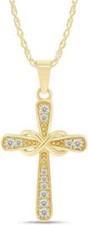 Collana con ciondolo - , croce