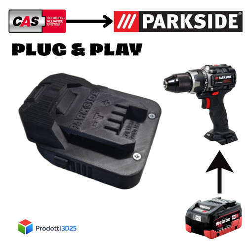 Adattatore batteria metabo - da,