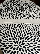 IKEA Anna Salander 2011 Abstract Black Fabric 60” X 59”