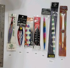 Lotto 7 maschere passo lento Jigging Master Deep Water Premium pesca # 14