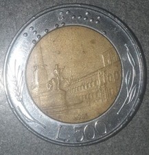 Moneta 500 Lire 1985 Rara Con