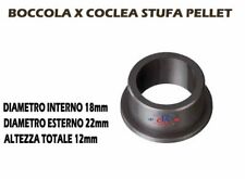 BOCCOLA D 18-22 BRONZINE X TRAMOGGIA COCLEA STUFA CALDAIA PELLET ECOFOREST RAVEL