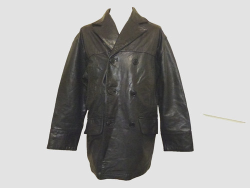 Giacca uomo pelle nera - giacca,