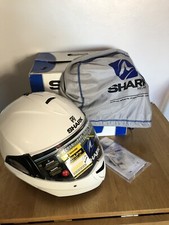Shark Evoline Series 3 Fusion Casco da moto bianco flip up - Piccolo