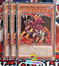 ?? YU GI OH 3 x ARCIDEMONE DRAGO ROSSO/ASSALTO – SDCK IT017 COMUNE – ITA ??