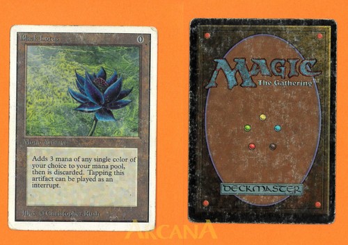 Black lotus unlimited - black,