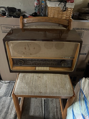 Working vintage grundig radio - working,