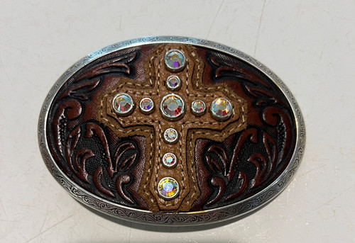 Fibbia cintura croce - , western