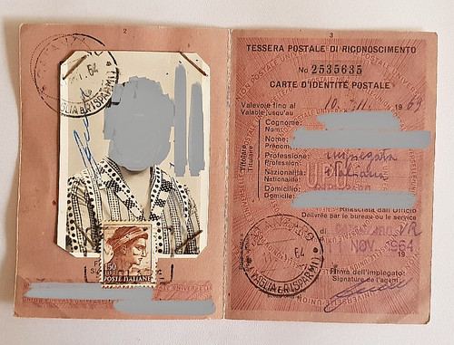 Tessera postale - tessera,