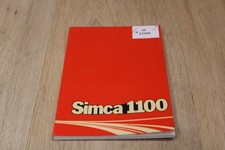 Chrysler Simca 1100 manuale