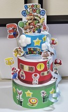 Torta finta scenografica bimbo