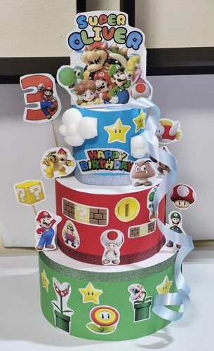 Torta finta scenografica bimbo