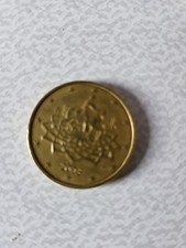 1 MONETA DA 0,50 EUR/CENT  ITALY 2003, RARA ERRORE DI CONIO 