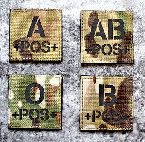 Blood group official - group, velcro®