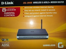 D-LINK DSL-2640B WIRELESS G ADSL2+ MODEM ROUTER ACCESS POINT