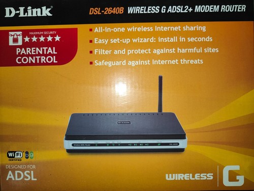 Link dsl 2640b - d-link, g
