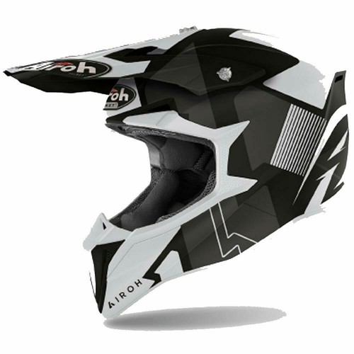 Casco airoh wraap raze nero - casco,