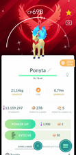 Shiny Ponyta Candela Sfondo