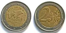 ITALIA REPUBBLICA - Moneta 2 Euro 150° unità d'Italia 2011