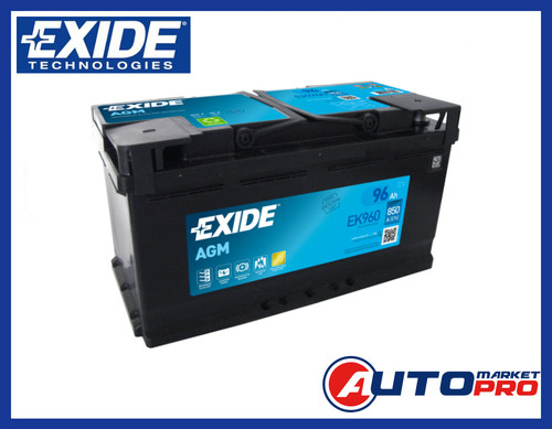 Batteria auto exide ek960 - batteria,