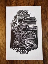 Ex Libris Guiseppe Cauti  Wood