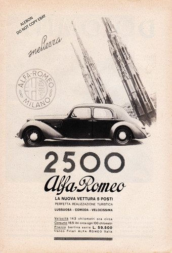 Stampa alfa romeo - alfa, milano