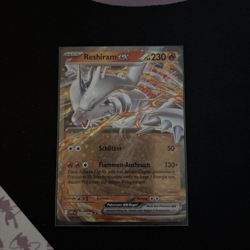 Pokémon reshiram 020 - reshiram, ex