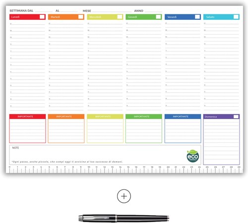 Planner settimanale 2026 - settimanale,