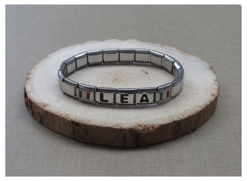 Bracciale con nome lettera