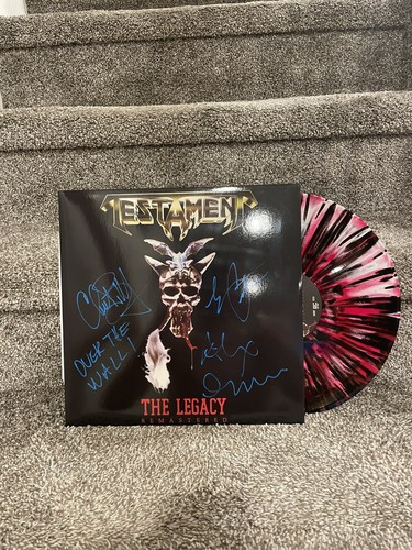 Testament signed autographed - testament,