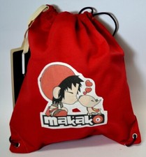 SACCA MAKAKO ROSSO TESSUTO PALESTRA TEMPO LIBERO IDEA REGALO BAMBINA OFFERTA