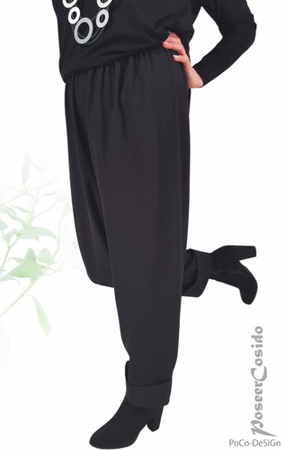 Pantaloni poco lagenlook basic - lagenlook,