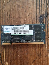 Sodimm Ram Nanya NT1GT64U8HB0BN 1 Gb 1Gb PC2-5300 DDR2 667 ddr2-667
