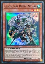 GLADIATORE BESTIA RETIARI Super Rara Italiano MZTM-IT070 Gladiator Beast YUGIOH