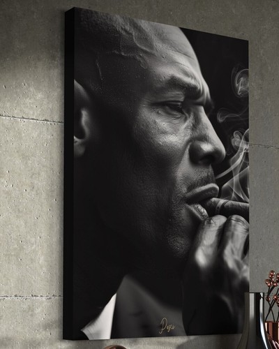 Quadro tela michael jordan - quadro,