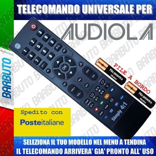 Telecomando universale audiola - universale,