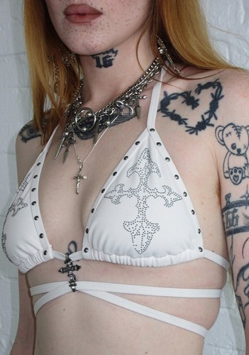 Top bikini con borchie feral - bikini,
