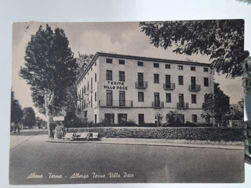 Cartolina epoca abano - d'epoca,