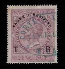 Italy 1866 2L Registrazione