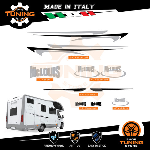 Kit adesivi camper mclouis - kit,