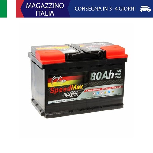 Batteria auto speed - auto, max