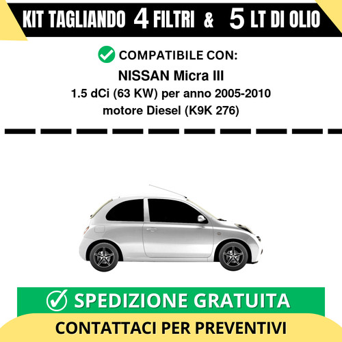 Tagliando per nissan micra iii - tagliando,